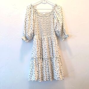 Floral Smocked Dress